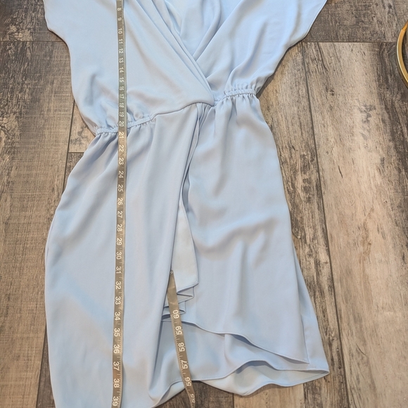 Trina Turk Light Blue Asymmetrical Dress Medium - Picture 7 of 7